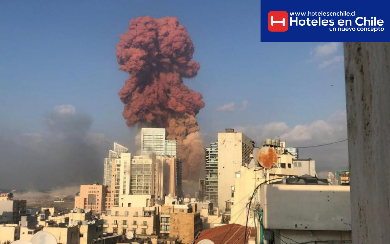 IMPACTANTE! Una fuerte explosión sacude el puerto de Beirut
