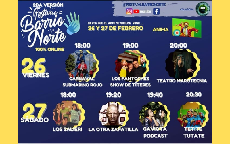 2ª Versión «Festival Barrio Norte»