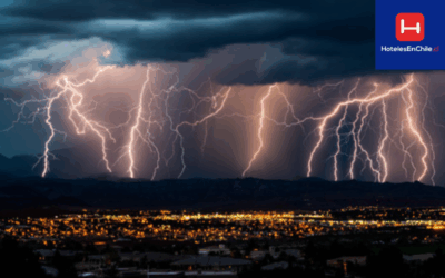 Tormenta eléctrica provoca focos de incendios forestales en la región de Ñuble