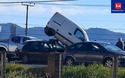 Accidente múltiple paraliza Ruta 5 Sur